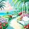 ♡§m3§♡ SUMMER BEACH ANIMATED GREEN - 免费动画 GIF 动画 GIF