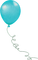 soave deco birthday balloon blue - Free PNG Animated GIF