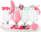 soave deco summer fruit tropical cocktail pink - ingyenes png animált GIF