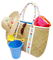 Summer, beach deco, bag, hat, sunshine3 - 免费PNG 动画 GIF