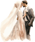 ♡§m3§♡ wedding vintage white image couple - png gratis GIF animado