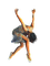 kikkapink woman dancing painting dancer - PNG gratuit GIF animé