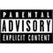 parental advisory explicit content - png grátis Gif Animado