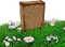 Kaz_Creations Tombstone With Flowers - besplatni png animirani GIF