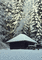 snowy house - Безплатен анимиран GIF анимиран GIF