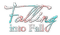 soave text autumn falling fall pink teal - 免费PNG 动画 GIF
