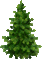Christmas tree. Spruce tree. Animated.  Leila - GIF animé gratuit GIF animé