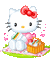 Hello Kitty Picnic (Unknown Credits) - GIF เคลื่อนไหวฟรี GIF แบบเคลื่อนไหว