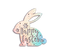 kikkapink happy easter text png spring quote - PNG gratuit GIF animé