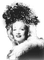 soave woman vintage Marlene Dietrich black white - png gratis GIF animado