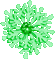 Snowflake.Green.Animated - KittyKatLuv65 - GIF animado grátis Gif Animado