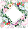 spring frame flowers summer - 無料png アニメーションGIF