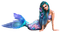 woman mermaid - gratis png animeret GIF