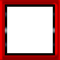 Red and Black Square Gothic Frame - PNG gratuit GIF animé