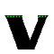 Kaz_Creations Alphabets Green  Letter V - Безплатен анимиран GIF анимиран GIF