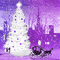 soave background animated christmas winter tree - GIF animate gratis GIF animata