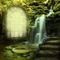 minou-bg-fantasy-waterfall