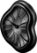 Distorted black white clock deco [Basilslament] - безплатен png анимиран GIF