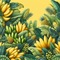 Yellow Bananas and GREEN Forest - darmowe png animowany gif