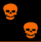 Halloween skulls - GIF animasi gratis GIF animasi