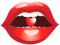 Kaz_Creations Valentine Deco Love Lips Kiss - PNG gratuit GIF animé