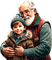 loly33 grand père enfant hiver - gratis png animerad GIF