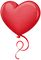 Kaz_Creations Valentine Deco Love Balloons Hearts - besplatni png animirani GIF