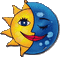 солнце-луна - GIF animé gratuit GIF animé