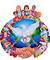 peace world people - paintinglounge - PNG gratuit GIF animé