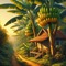 Background - Banana - kostenlos png Animiertes GIF