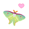 pikaole luna moth - безплатен png анимиран GIF
