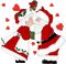 kiss mr and mrs claus  gif pere noel - Gratis animeret GIF animeret GIF