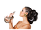 woman with snake bp - ingyenes png animált GIF