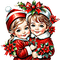 SM3 CHRISTMAS CHILDREN RED CUTE HAPPY - png gratuito GIF animata