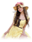 Kaz_Creations Woman Femme Yellow  Hat - nemokama png animuotas GIF