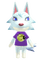 Animal Crossing - Whitney - бесплатно png анимированный гифка