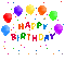 happy birthday text gif - GIF animate gratis GIF animata
