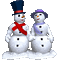 Bonhomme de neige - Gratis geanimeerde GIF geanimeerde GIF