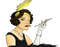 Art Deco woman bp - gratis png geanimeerde GIF