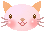 Kawaii Cat Face - Gratis animerad GIF animerad GIF