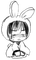 bunny japan - bezmaksas png animēts GIF