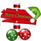 Christmas sign. Merry Christmas. Leila - безплатен png анимиран GIF