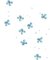 kikkapink overlay flowers blue - Free PNG Animated GIF