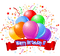 Kaz_Creations Birthday Balloons Party Text