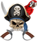 Kaz_Creations Pirates - nemokama png animuotas GIF