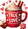 ♡§m3§♡ red  red coffee animated gif  drink - Gratis animeret GIF animeret GIF
