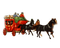 coche caballos navidad  dubravka4 - png gratis GIF animasi