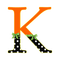 Lettre K - ücretsiz png animasyonlu GIF