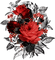 cluster roses rouges - GIF animado grátis