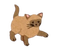 brown cat sticker - PNG gratuit GIF animé